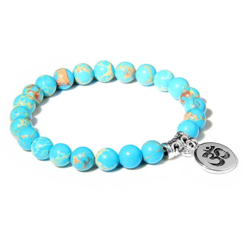 Wholesale Natural Agate Stone Beads Bracelet