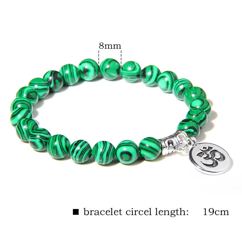 Wholesale Natural Agate Stone Beads Bracelet