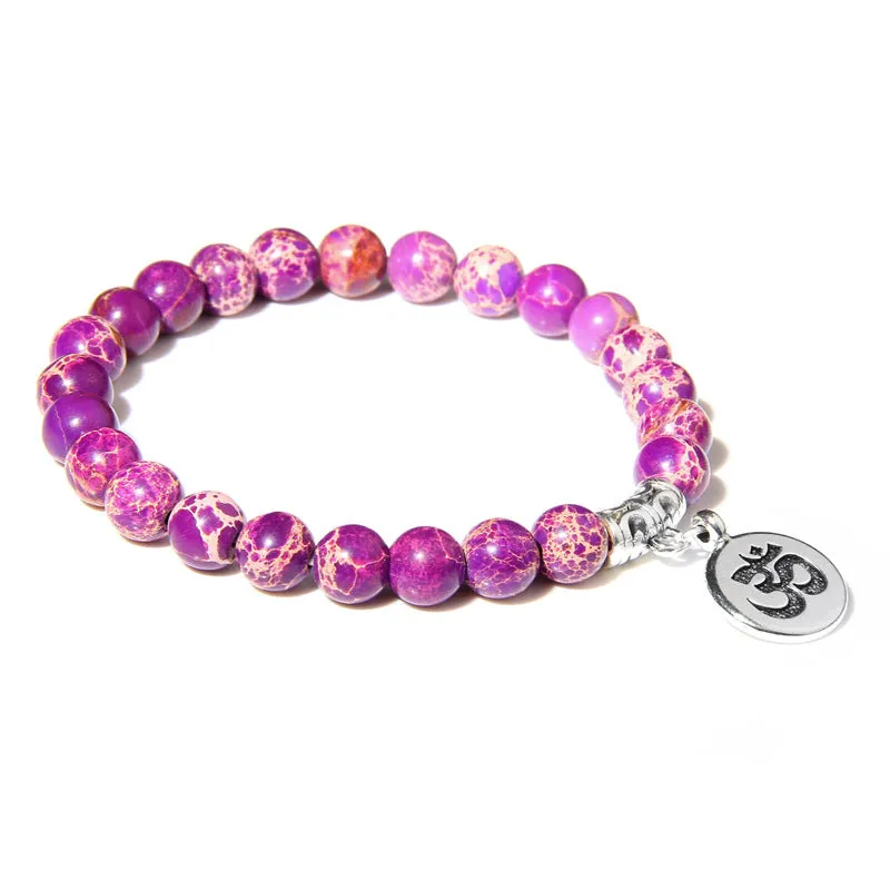 Wholesale Natural Agate Stone Beads Bracelet