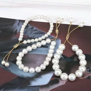 Wholesale Natural Freshwater Pearl Adjustable Bracelet