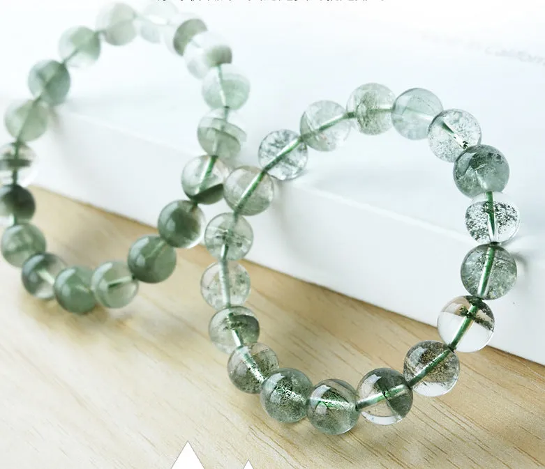 Wholesale Natural green ghost bracelet Buddhist beads crystal bracelet