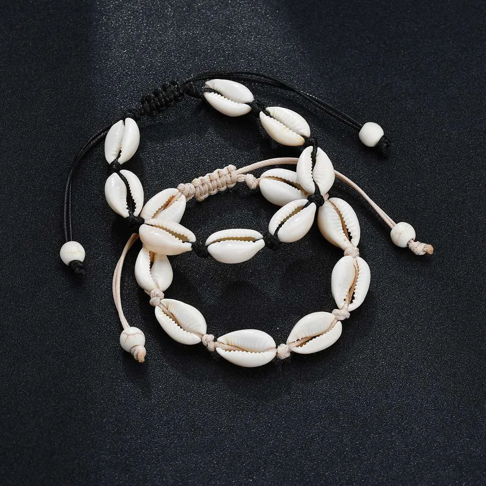 Wholesale Natural Shell Alloy Bracelet