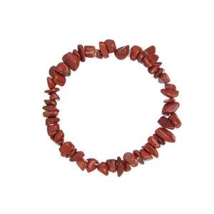 Wholesale natural stone crystal agate colorful gravel elastic bracelet