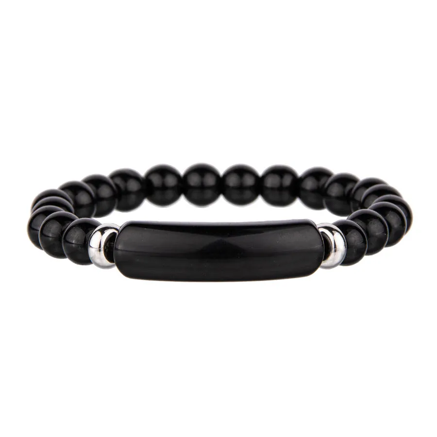 Wholesale Natural Stone Crystal Agate Simple Fashion Bracelet