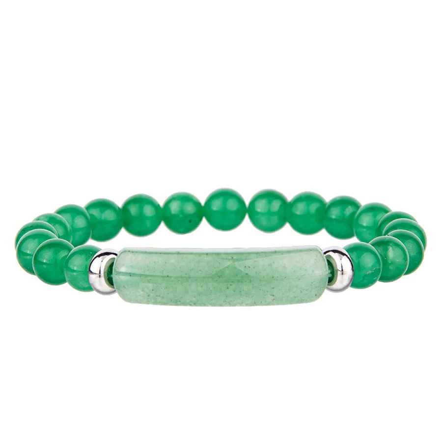 Wholesale Natural Stone Crystal Agate Simple Fashion Bracelet