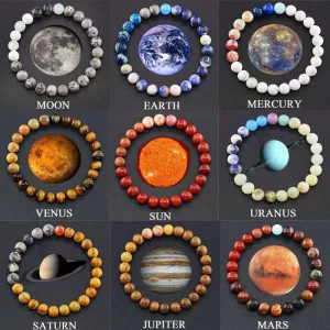 Wholesale Natural Stone Planet Bracelet