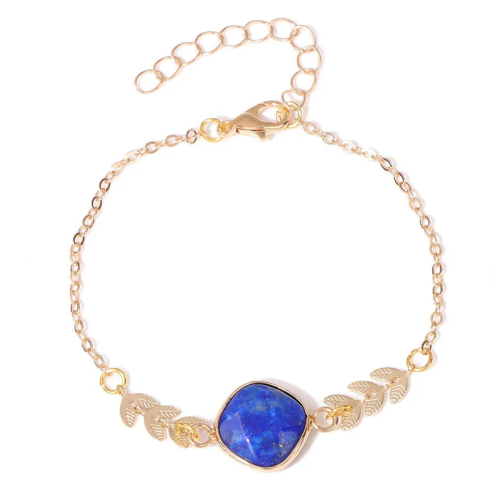 Wholesale Natural Stones Love Alloy Bracelet