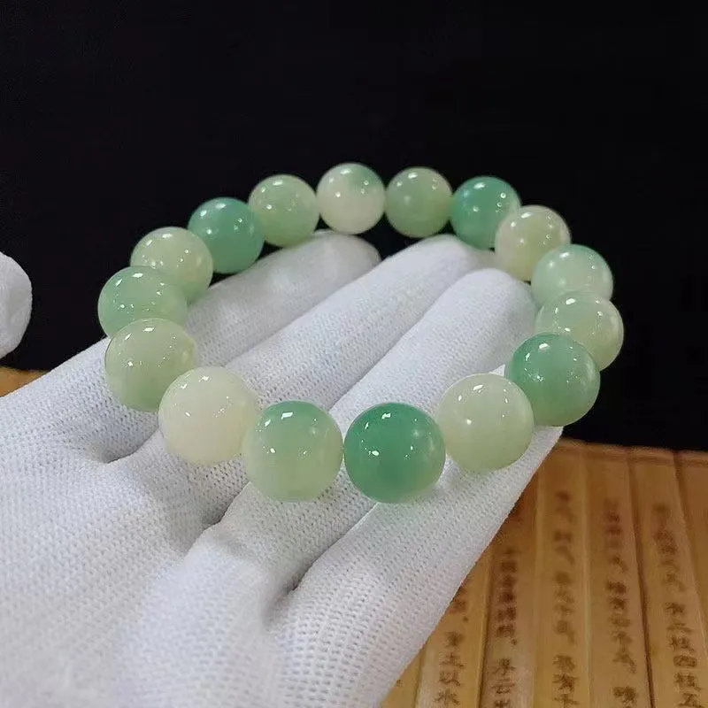 Wholesale Natural white jade bodhi root bracelet