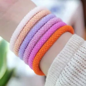 Wholesale Nepal Japanese Essential Oil Diffuser Hand-woven Solid Color Bracelet
