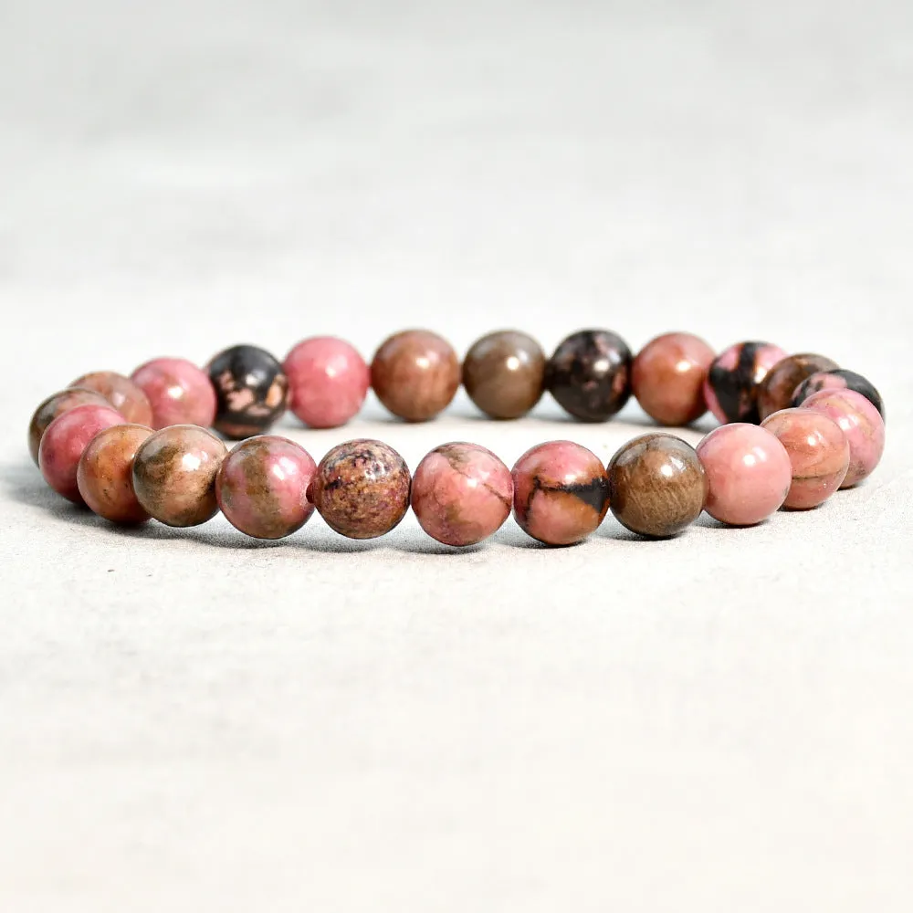 Wholesale New Chinese bracelet 8mm round beads natural stone bracelet