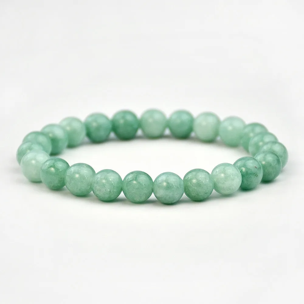 Wholesale New Chinese bracelet 8mm round beads natural stone bracelet