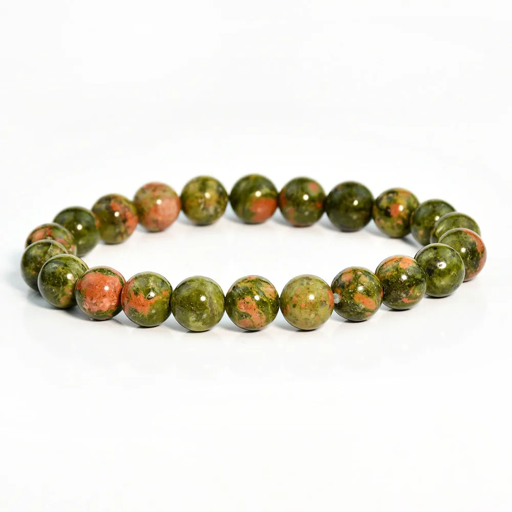 Wholesale New Chinese bracelet 8mm round beads natural stone bracelet