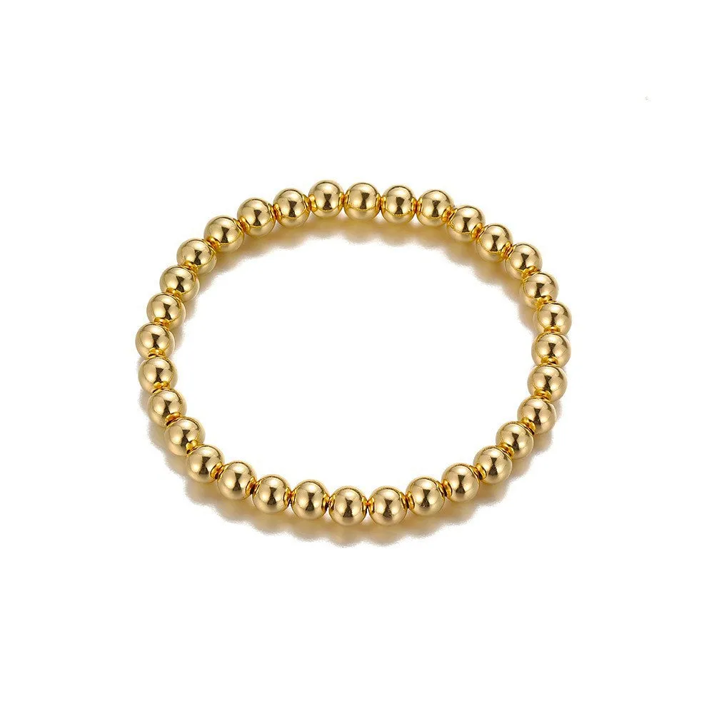 Wholesale Niche creative design temperament beaded bracelet set sweet and cool stacking jewelry