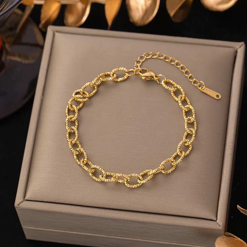 Wholesale Non-fading Titanium Steel Bracelet
