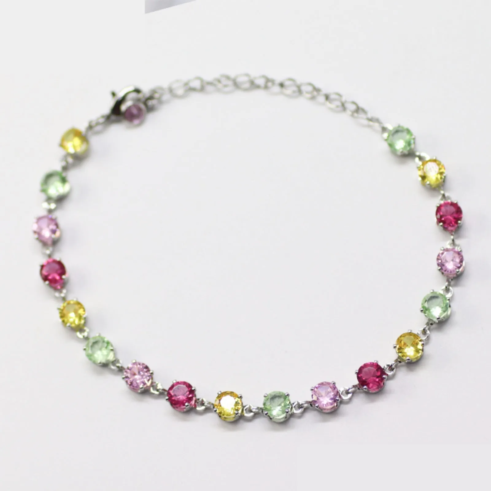 Wholesale Octagonal Millennium Rose Cut Zirconia Bracelet