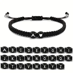 Wholesale of Hand Woven English Letter Bracelets