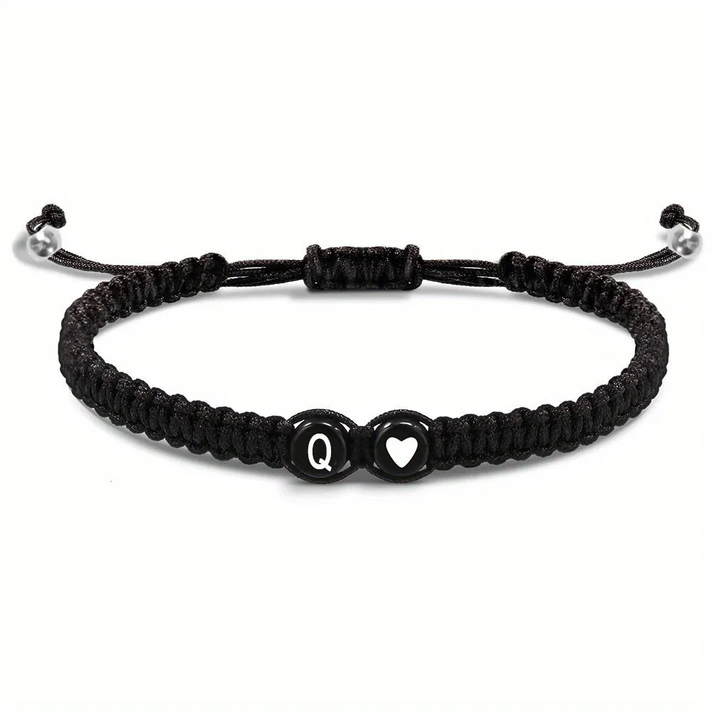 Wholesale of Hand Woven English Letter Bracelets