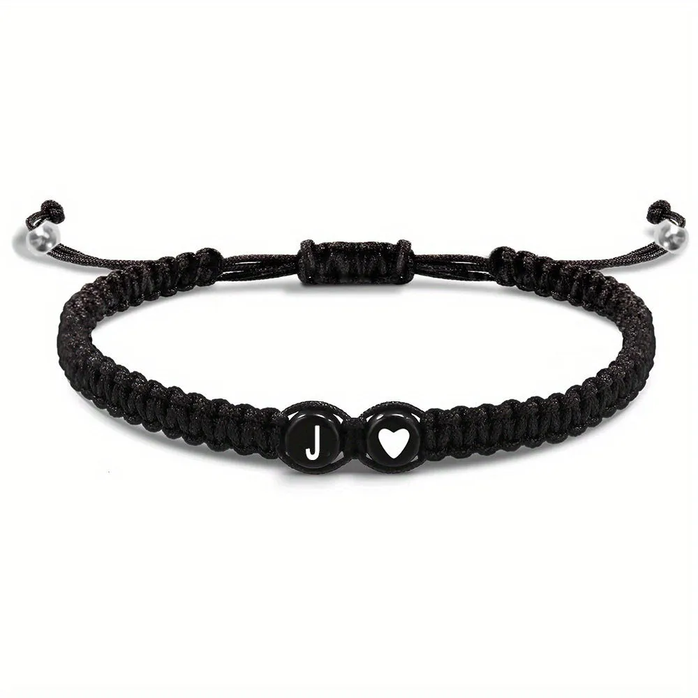 Wholesale of Hand Woven English Letter Bracelets