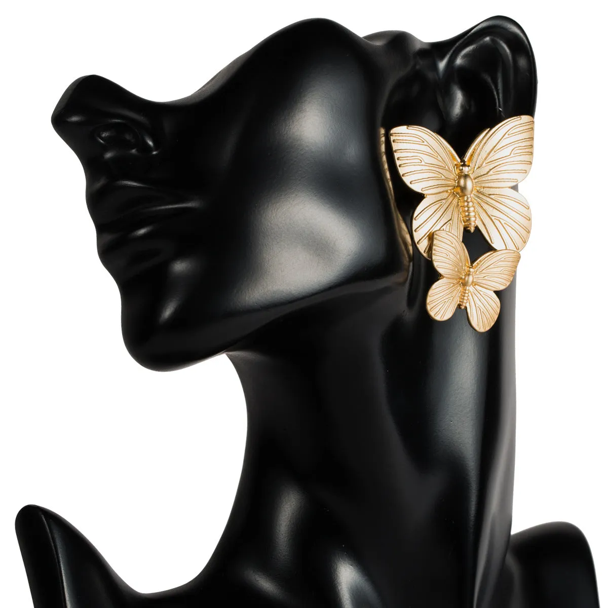Wholesale of Two Butterfly Alloy Earrings