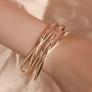 Wholesale Open Metal Cross Alloy Bracelet