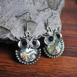 Wholesale Owl Color Alloy Earrings