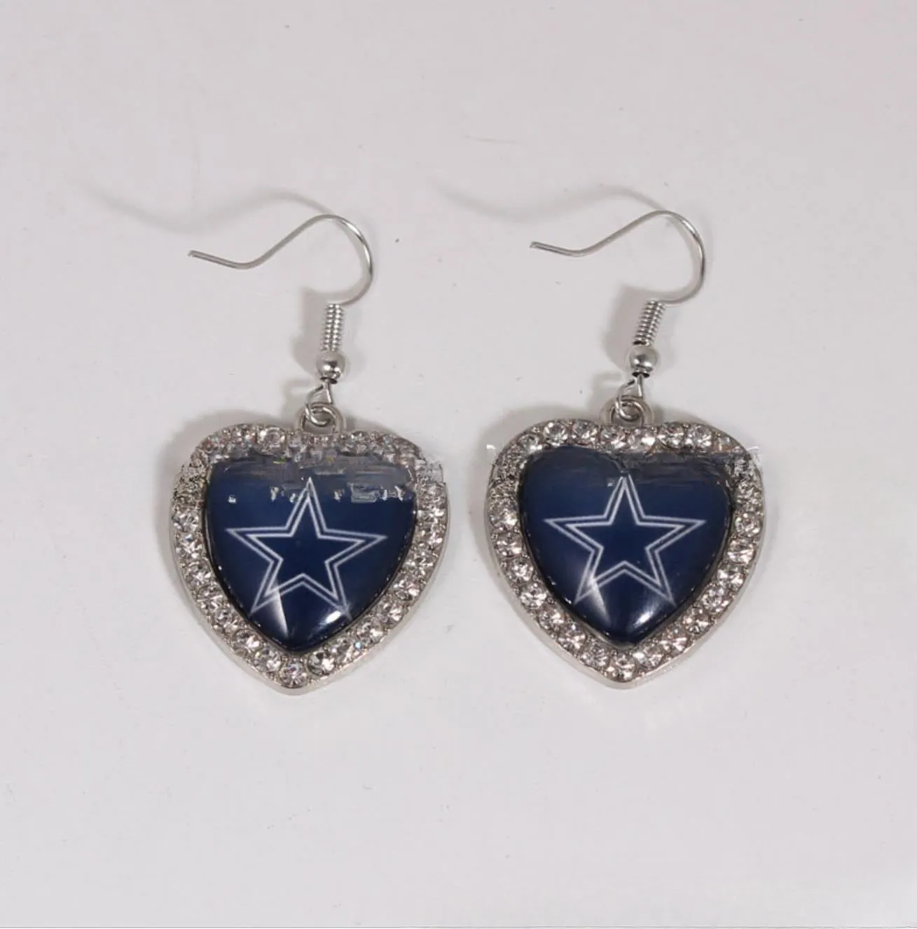 Wholesale Peach Dot Diamond Logo Earrings