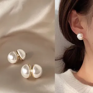 Wholesale Pearl Ball Alloy Ear Buckles