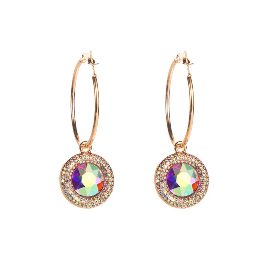 Wholesale Pearl Glass Diamond Earrings