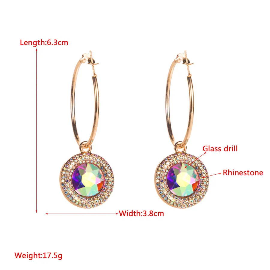 Wholesale Pearl Glass Diamond Earrings