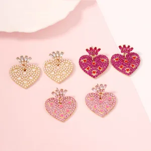 Wholesale Pearl Oil Drop Diamond Earrings