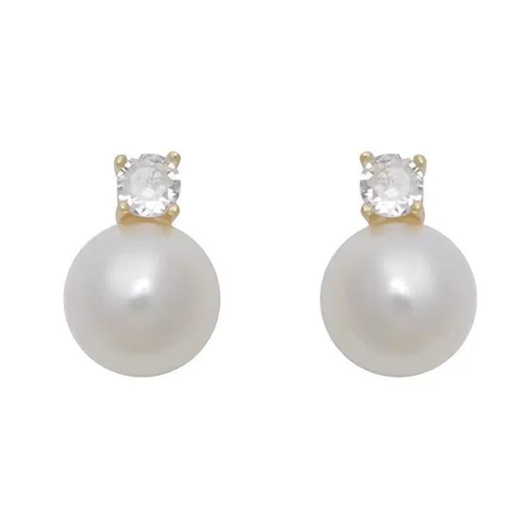 Wholesale Pearl Zircon Earrings