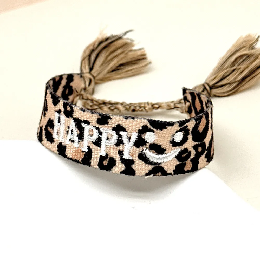 Wholesale Polyester Cord Braided Tassel Bracelets