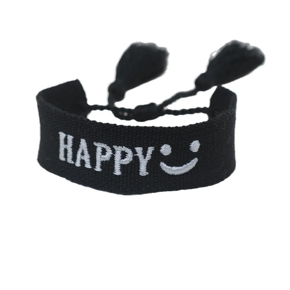 Wholesale Polyester Cord Braided Tassel Bracelets