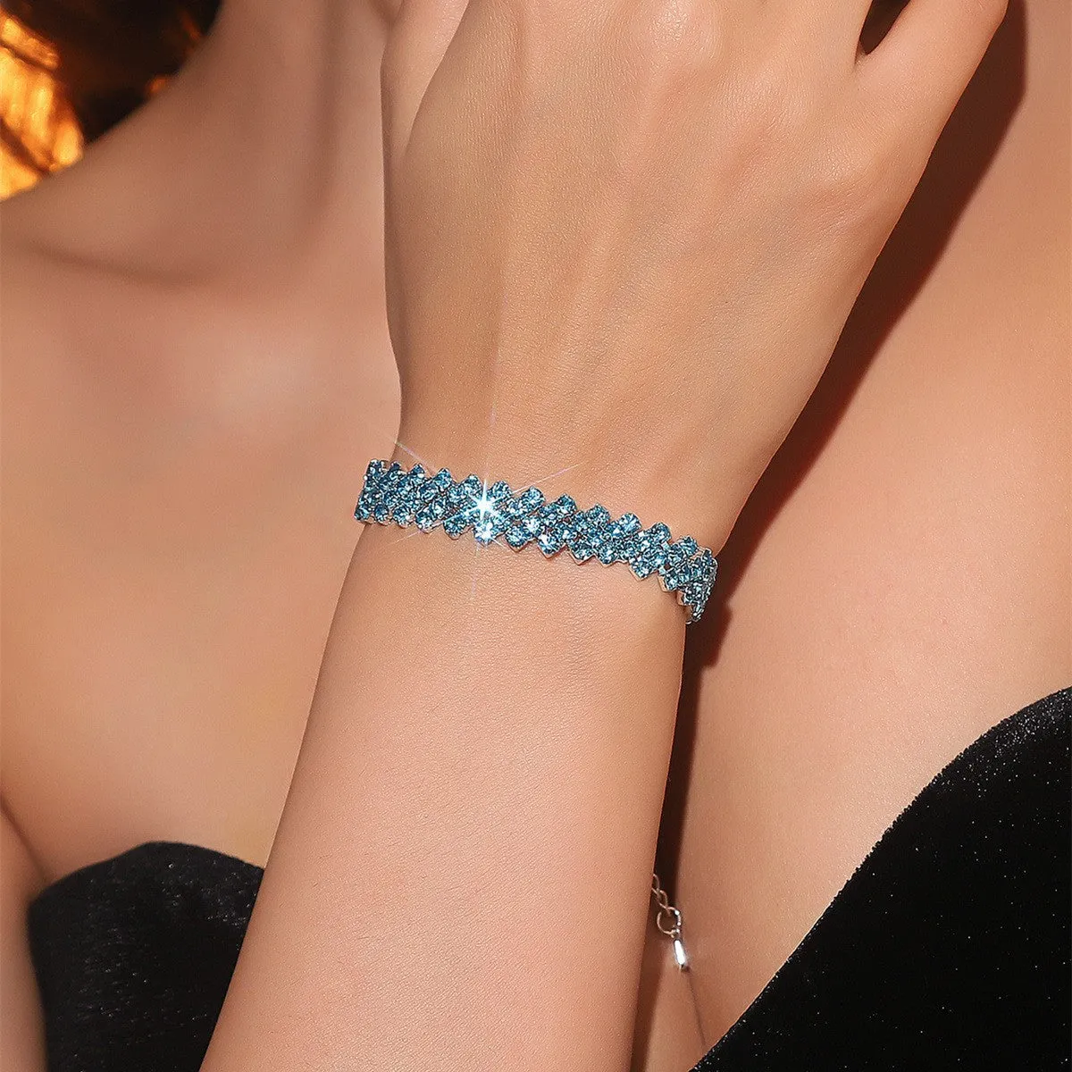 Wholesale Popular diamond bracelet water claw chain