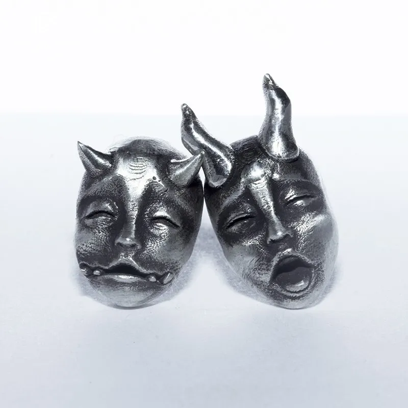 Wholesale Prajna Mask Alloy Earrings