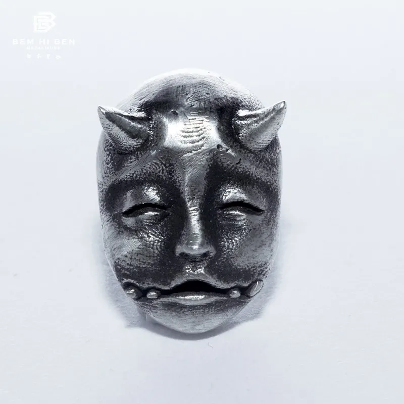 Wholesale Prajna Mask Alloy Earrings