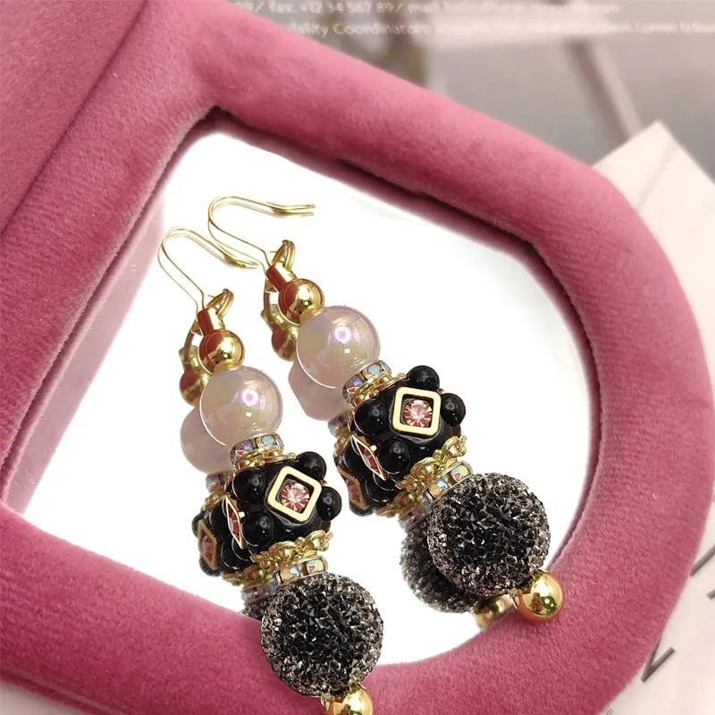 Wholesale Prevent Allergy Beaded Earrings