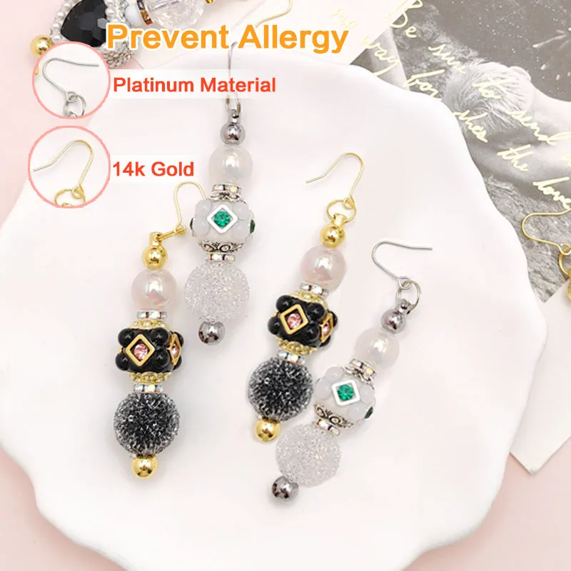 Wholesale Prevent Allergy Beaded Earrings