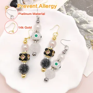 Wholesale Prevent Allergy Beaded Earrings