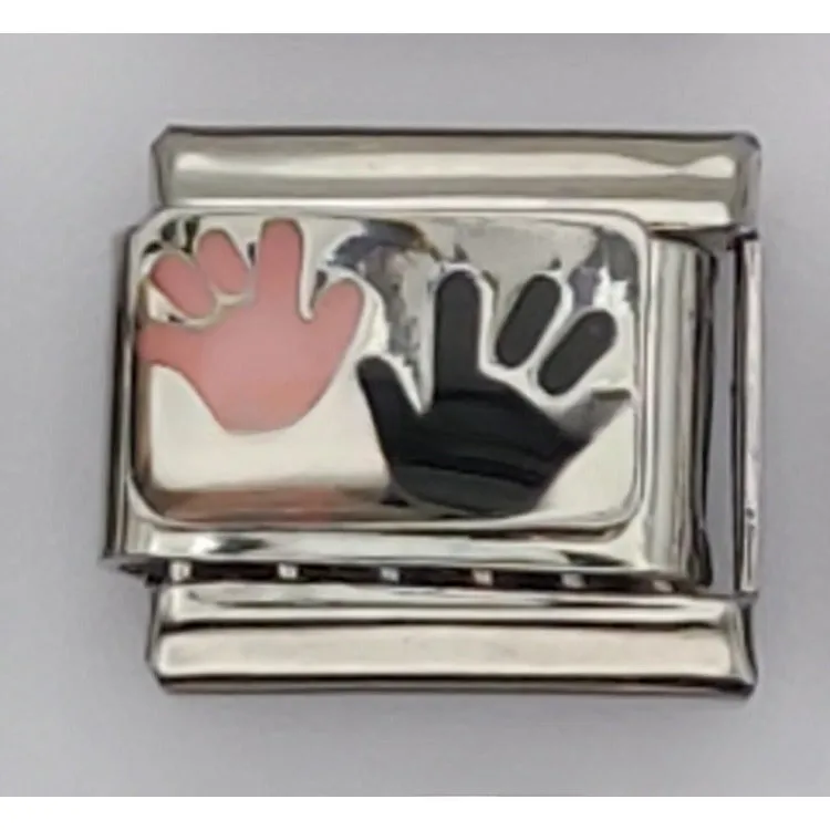 Wholesale Random 10PCS Italian Charm Bracelet Metal Module Bracelet Bracelet Single Accessory Charms