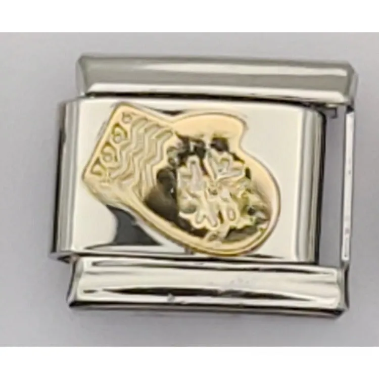 Wholesale Random 10PCS Italian Charm Bracelet Metal Module Bracelet Bracelet Single Accessory Charms