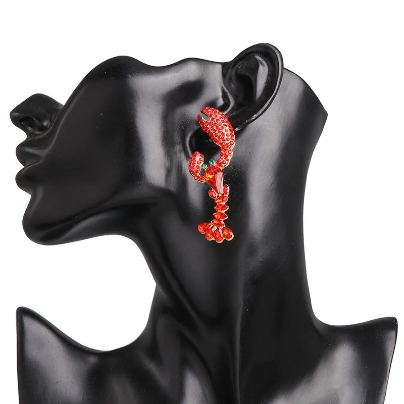 Wholesale Red Lobster Earrings