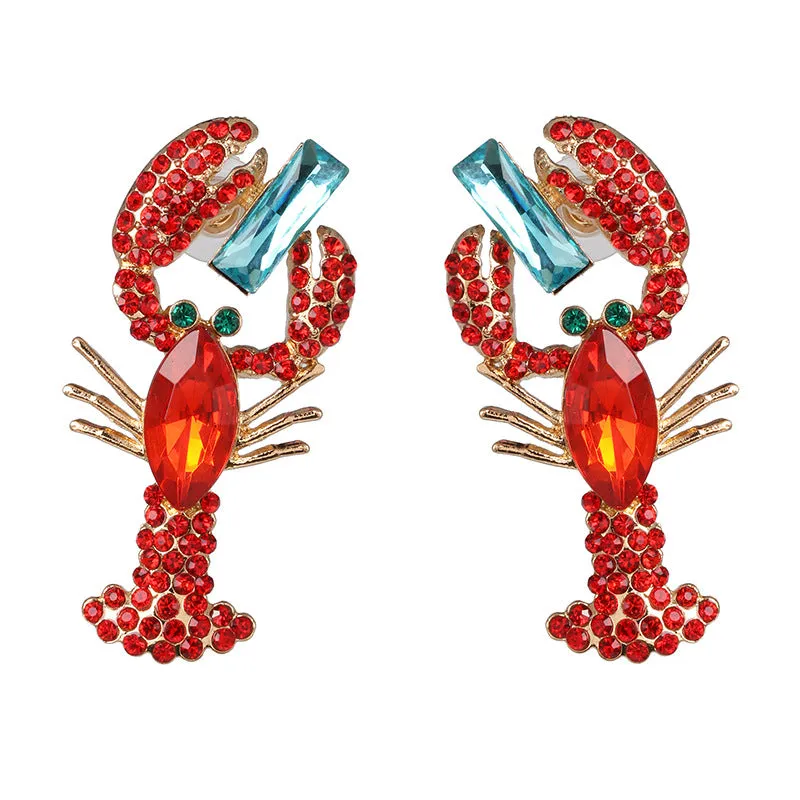 Wholesale Red Lobster Earrings