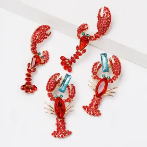 Wholesale Red Lobster Earrings