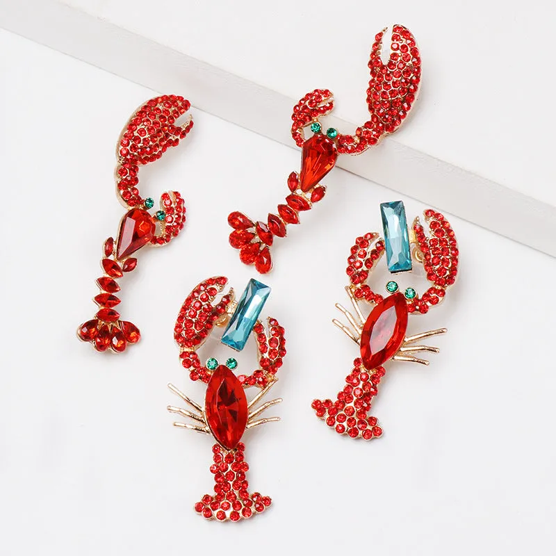 Wholesale Red Lobster Earrings