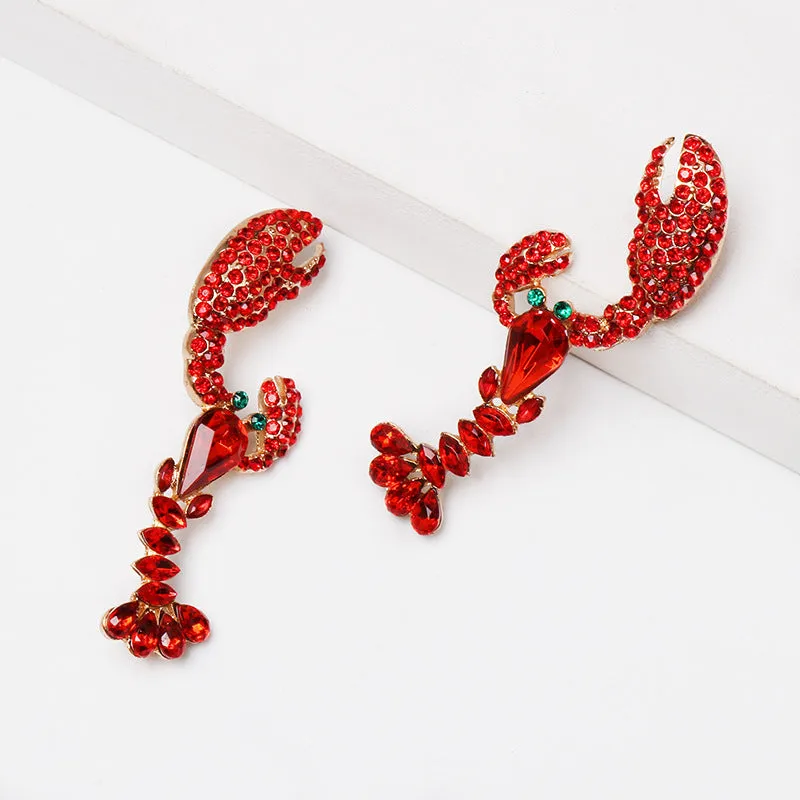 Wholesale Red Lobster Earrings