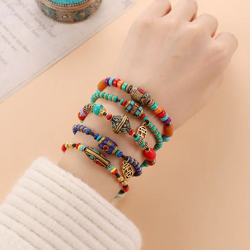 Wholesale retro exotic ethnic style niche design bracelets