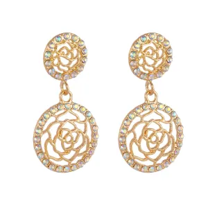 Wholesale Retro fashion hollow earrings