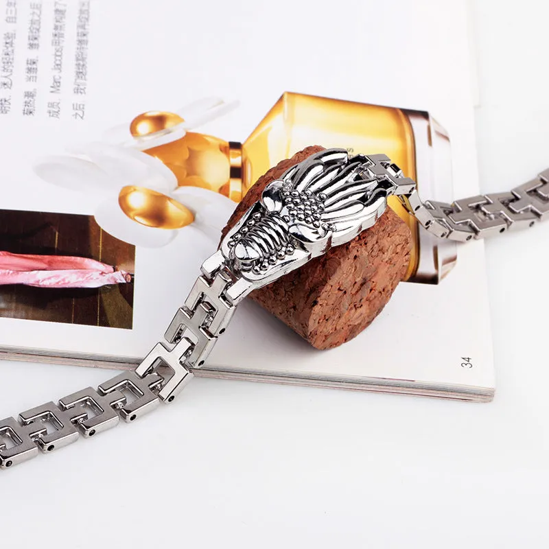 Wholesale Retro Fashion Steel Watch Buckle Bracelet