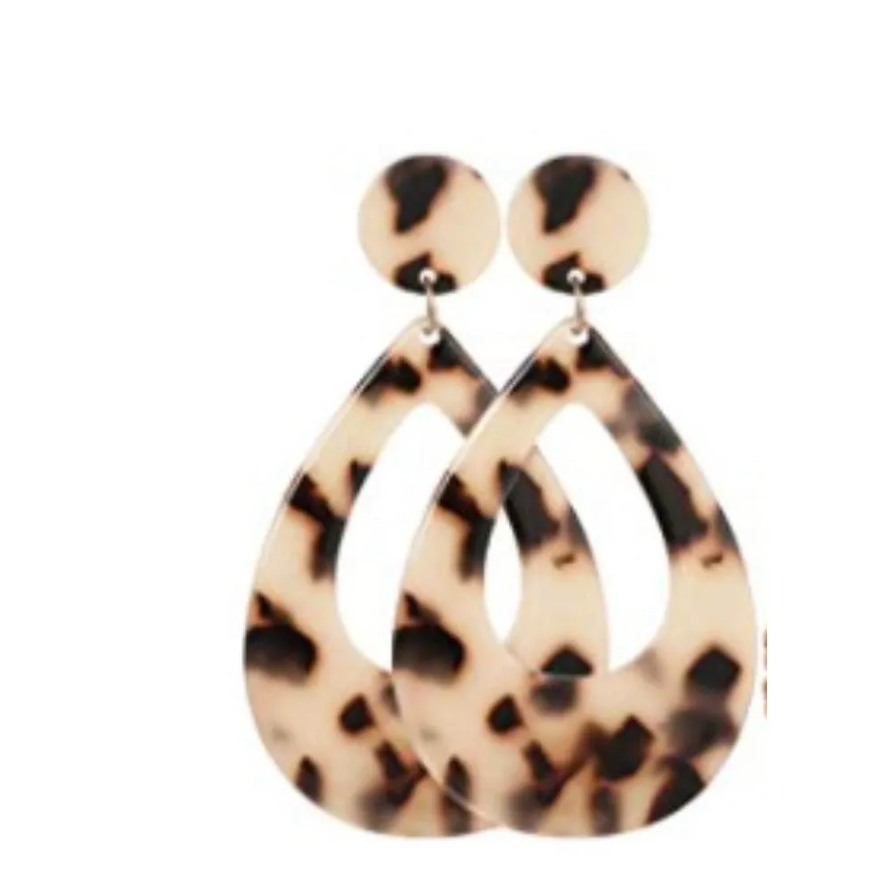 Wholesale Retro Geometric Beach Holiday Exaggerated Rattan Earrings